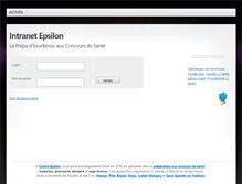 Tablet Screenshot of intranet-epsilon.com